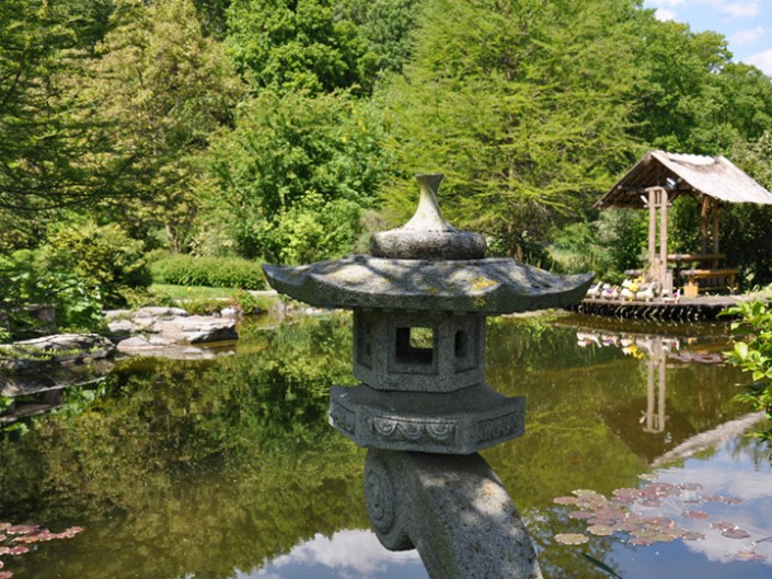 Japanische Gärten (11 Bilder)